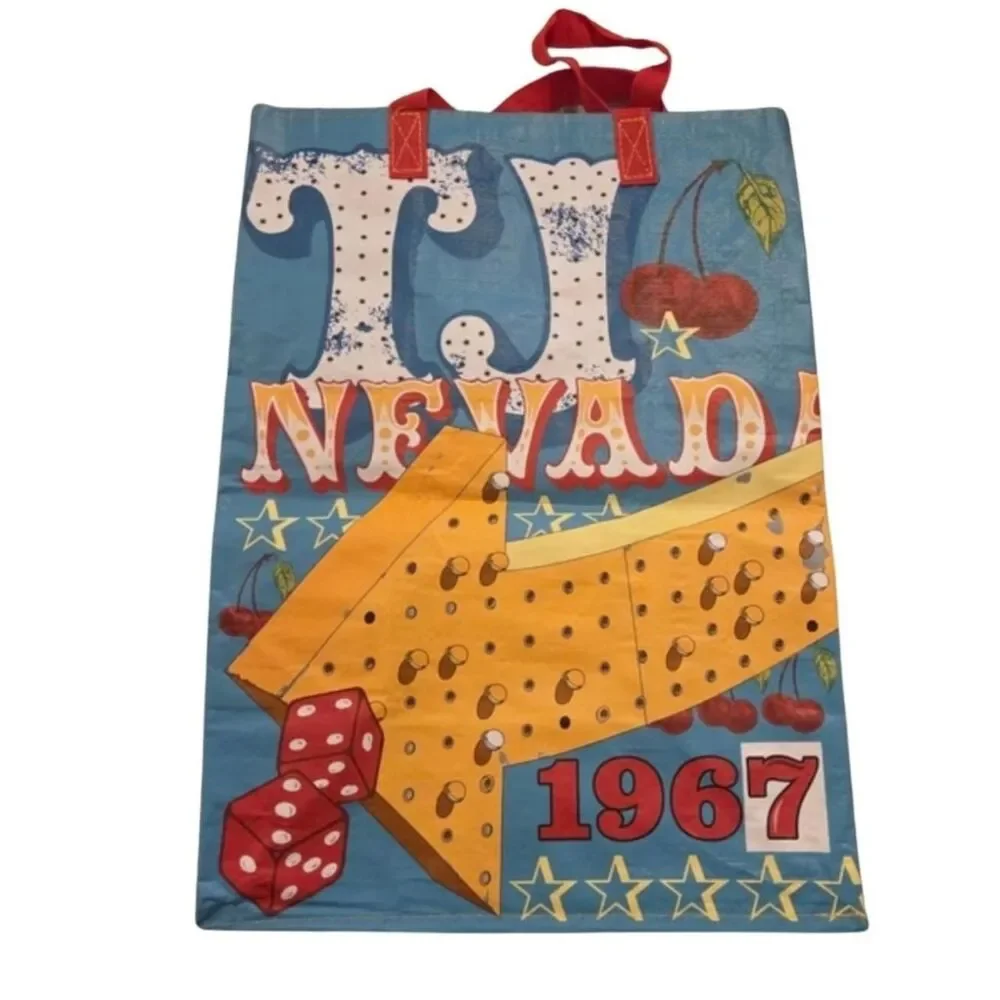 Trader-joe-s Blue and Yellow Soft-furnishings-textiles